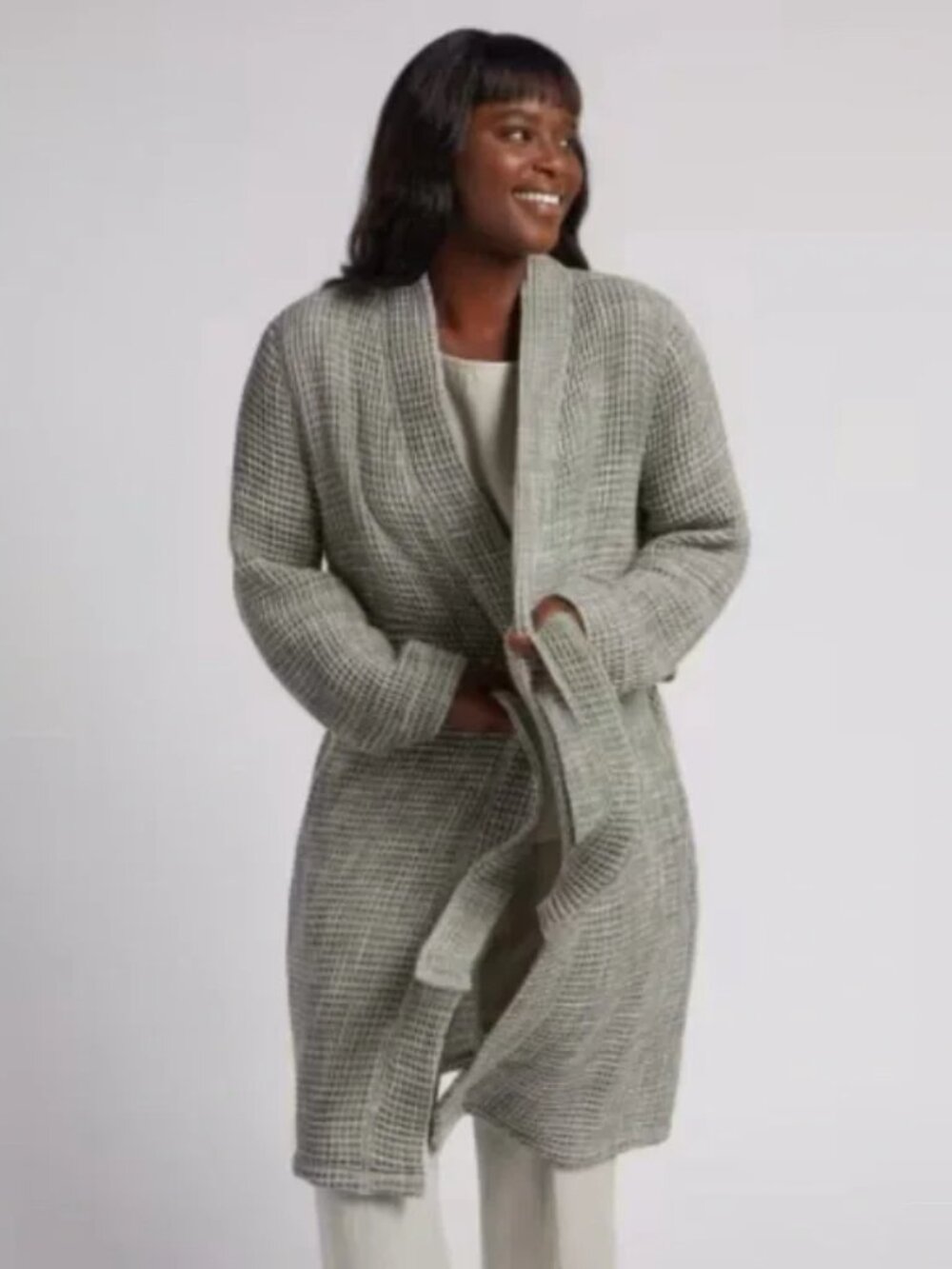 Parachute Waffle Robe - Moss - NWT SIZE LARGE
